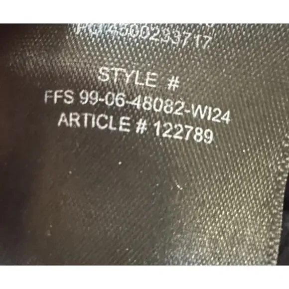 Aritzia Cozy Sweatfleece Mega Baggy Fold Sweatpants Women’s XS Black Wide Leg - Picture 11 of 11